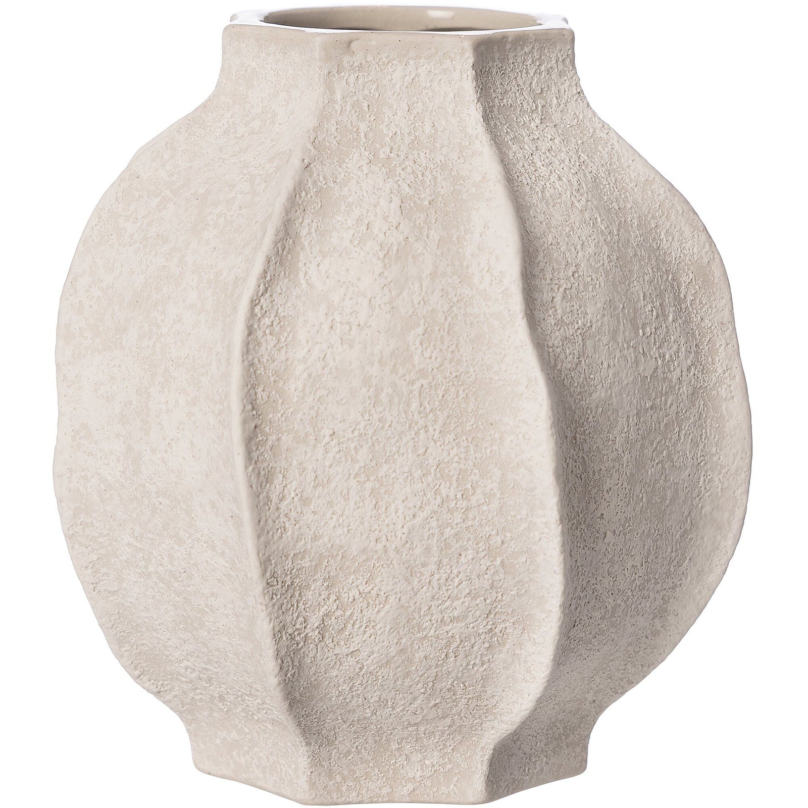 Ernst Ernst Vase stentøj 24 cm, naturhvidt – produktvisning (Vase)