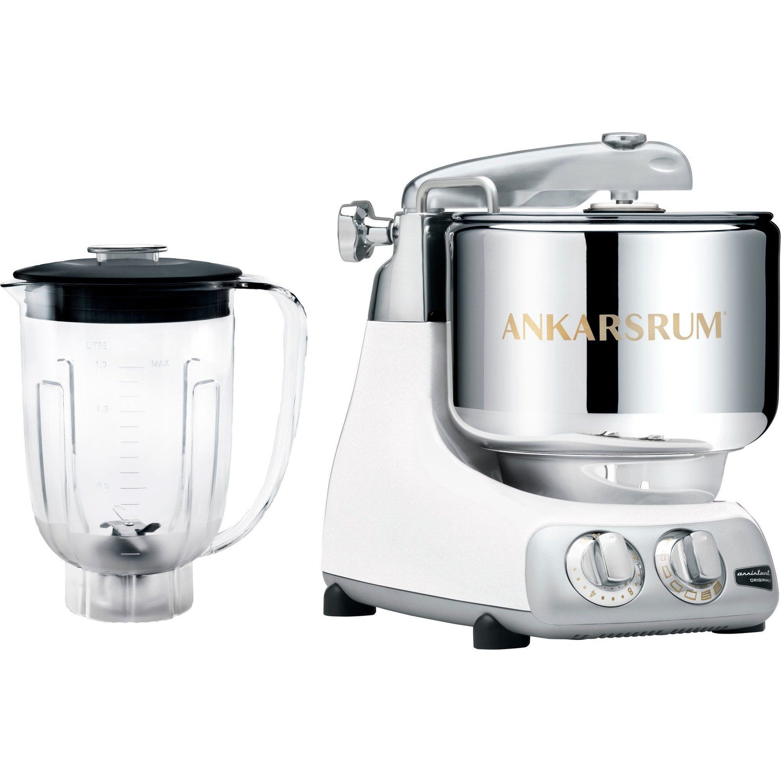 Ankarsrum Ankarsrum Assistent AKM 6230 røremaskine + blender, mineralhvid ❤ close-up (Røremaskiner)