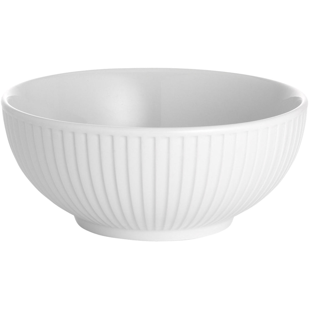 Pillivuyt Pillivuyt Plissé skål, 60 cl. / Ø 15 cm. – frontbillede (Skål)