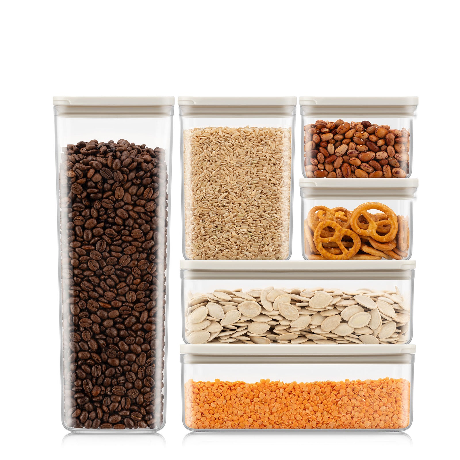 Bodum Bodum Canteen opbevaringsbeholdere 6 dele, hvid ❤ frontbillede (Madopbevaring)