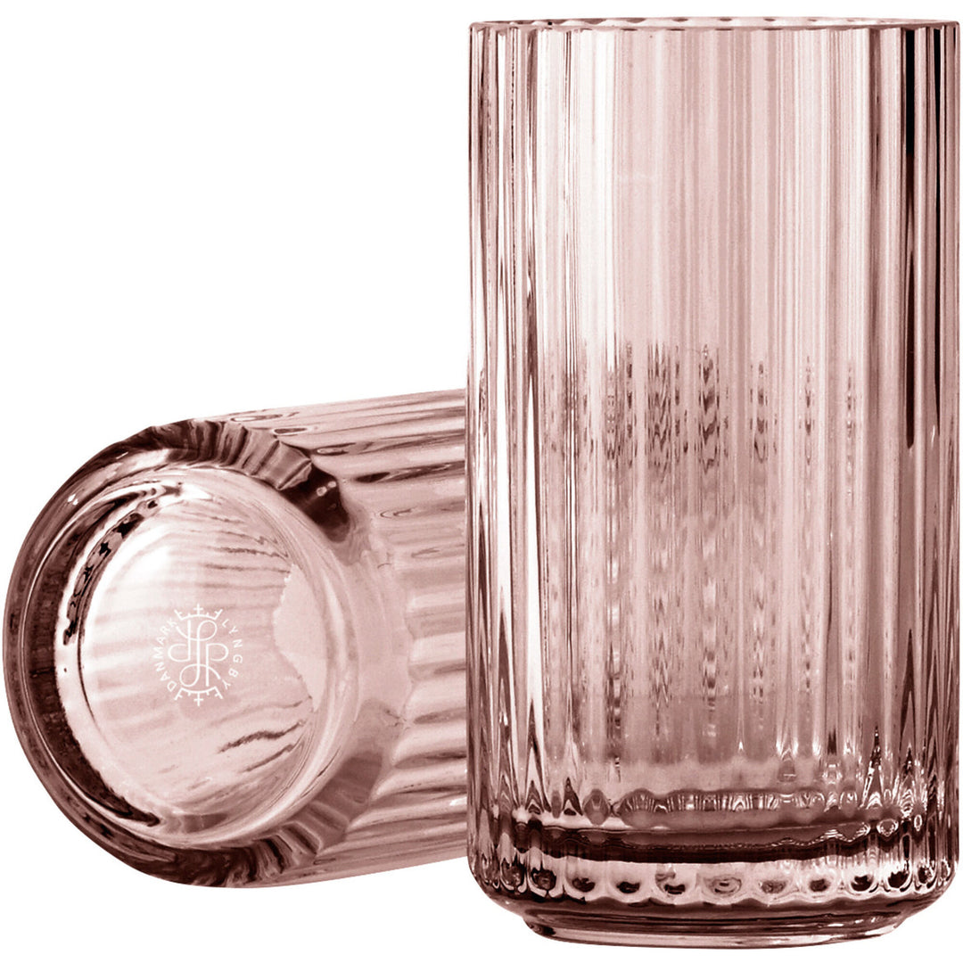 Lyngby porcelæn Lyngby porcelæn Lyngbyvasen 15 cm., glas - burgundy ❤ detaljebillede i kategorien Vase