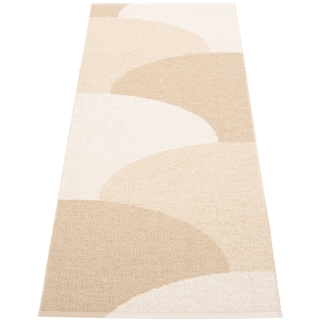 Pappelina Pappelina Hill Tæppe 70x180 cm, beige/creme/vanilla ❤ produktfoto (Tæpper)