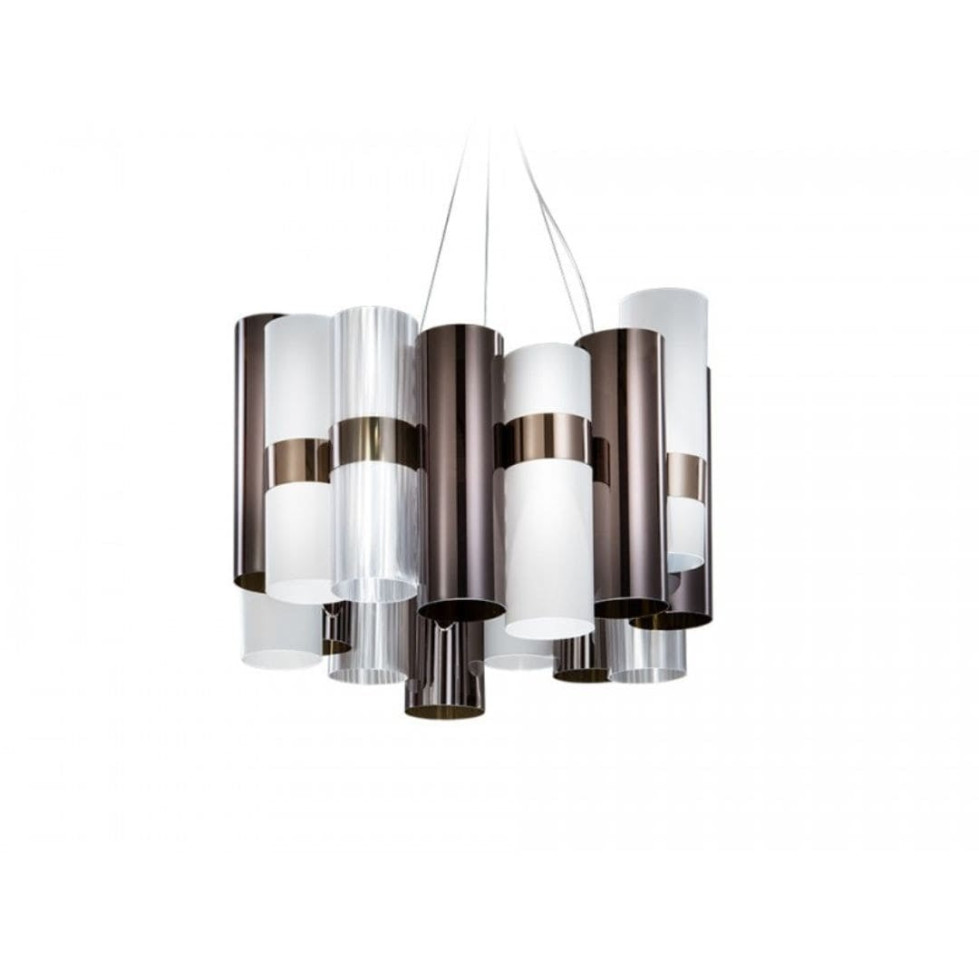 Produktbillede af La Lollo Pendel LED Hvid/Sølv/Stålsort SLAMP i premium kvalitet