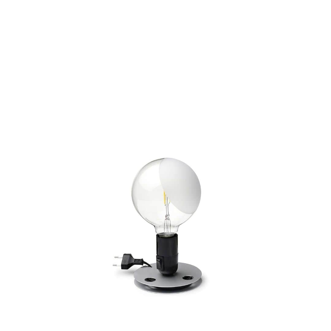 Produktbillede af Lampadina Bordlampe alu/sort Flos i premium kvalitet
