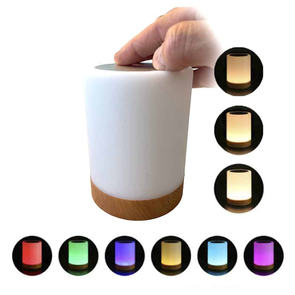 Produktbillede af Køb LED dæmpbar Bordlampe m/touch & RGB farveskift på tilbud