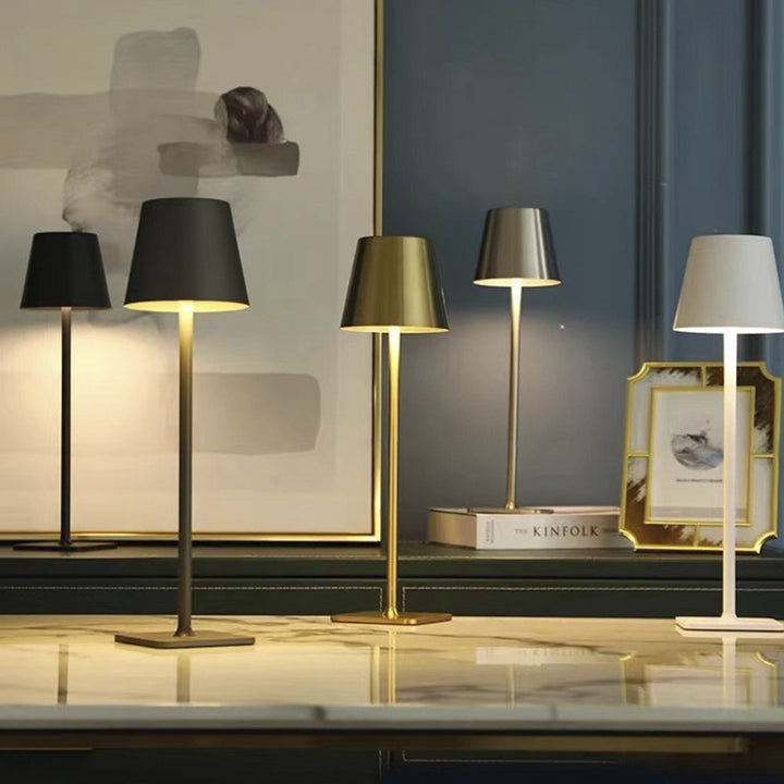 Produktbillede af Køb LED Bordlampe med touch og genopladelig funktion Hvid på tilbud
