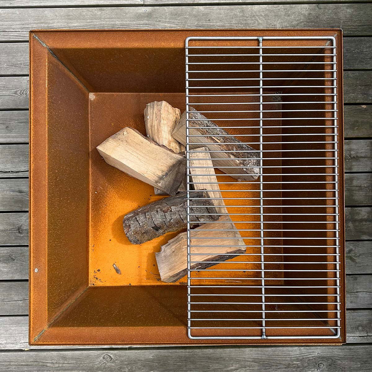 Produktbillede af Land Fire Grillriste til bålfade 28 x 56 cm på tilbud i høj kvalitet