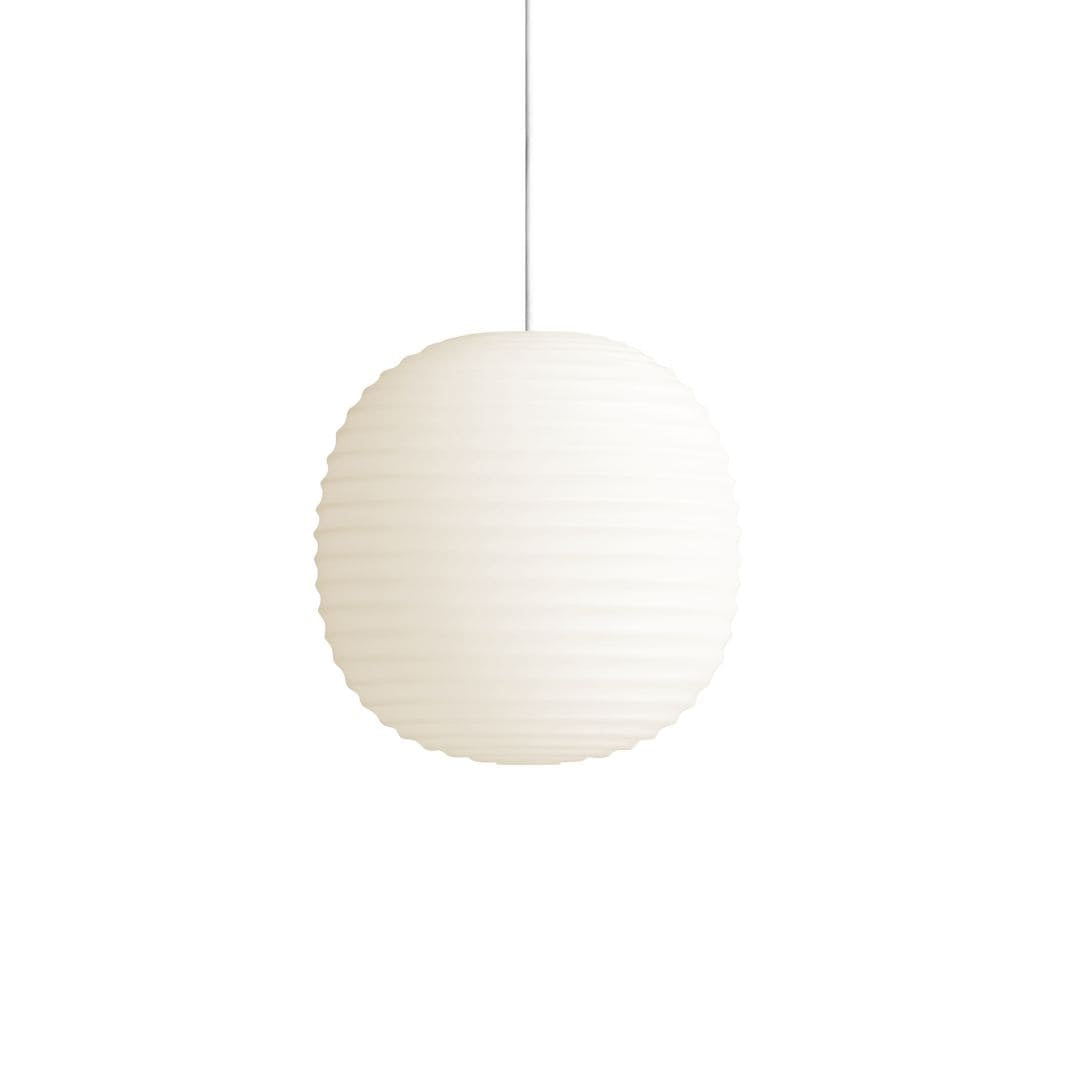 Produktbillede af Lantern Pendel Opal Glas Small New Works i premium kvalitet