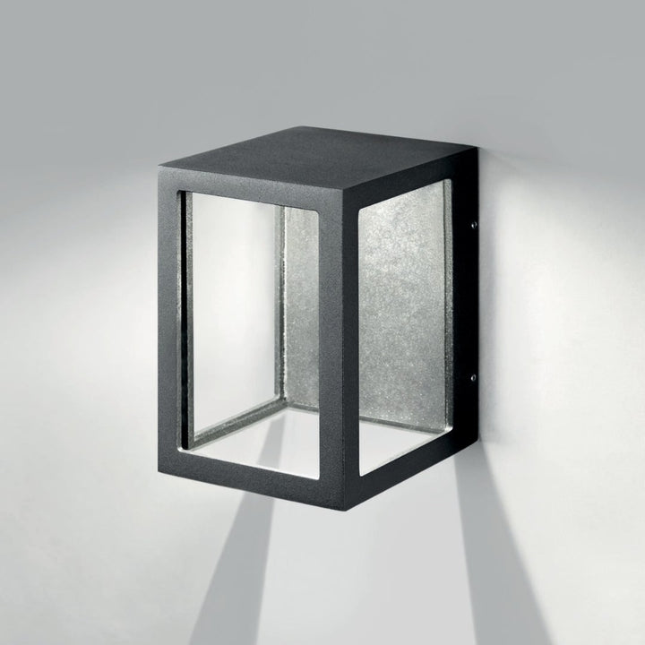 Lantern W2 Væglampe Sort LIGHT-POINT