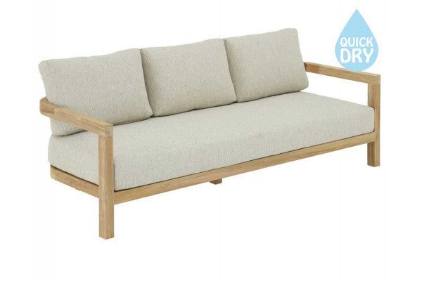 Produktbillede af Las Vegas Teak Sofa 3 pers. på tilbud i høj kvalitet