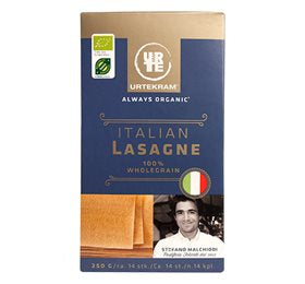 Produktbillede af Urtekram Lasagne fuldkorn Ø 250g. på tilbud