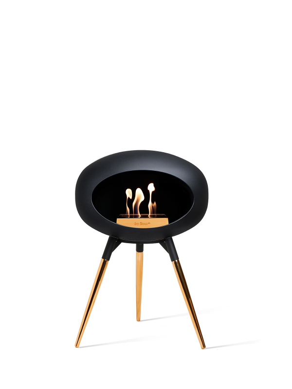 Produktbillede af Sort biopejs Ground Low 45cm ben i Rose Gold på tilbud i høj kvalitet