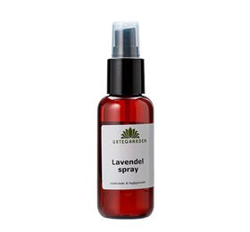 Detaljeret produktbillede af Urtegaarden Lavendelspray 100ml. X på tilbud
