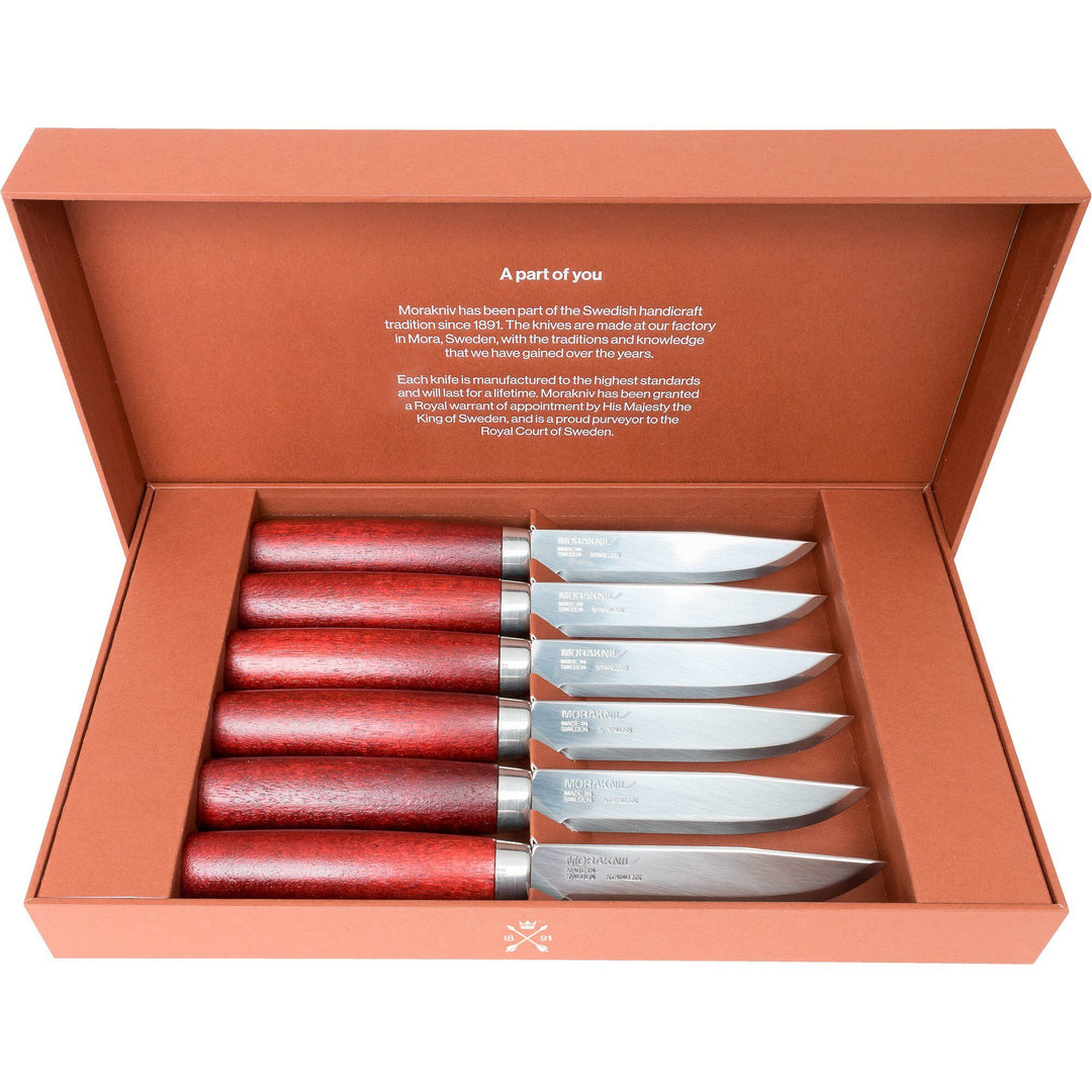 Morakniv Morakniv Classic Steakkniv 6 stk. – billede i brug (Steakkniv)