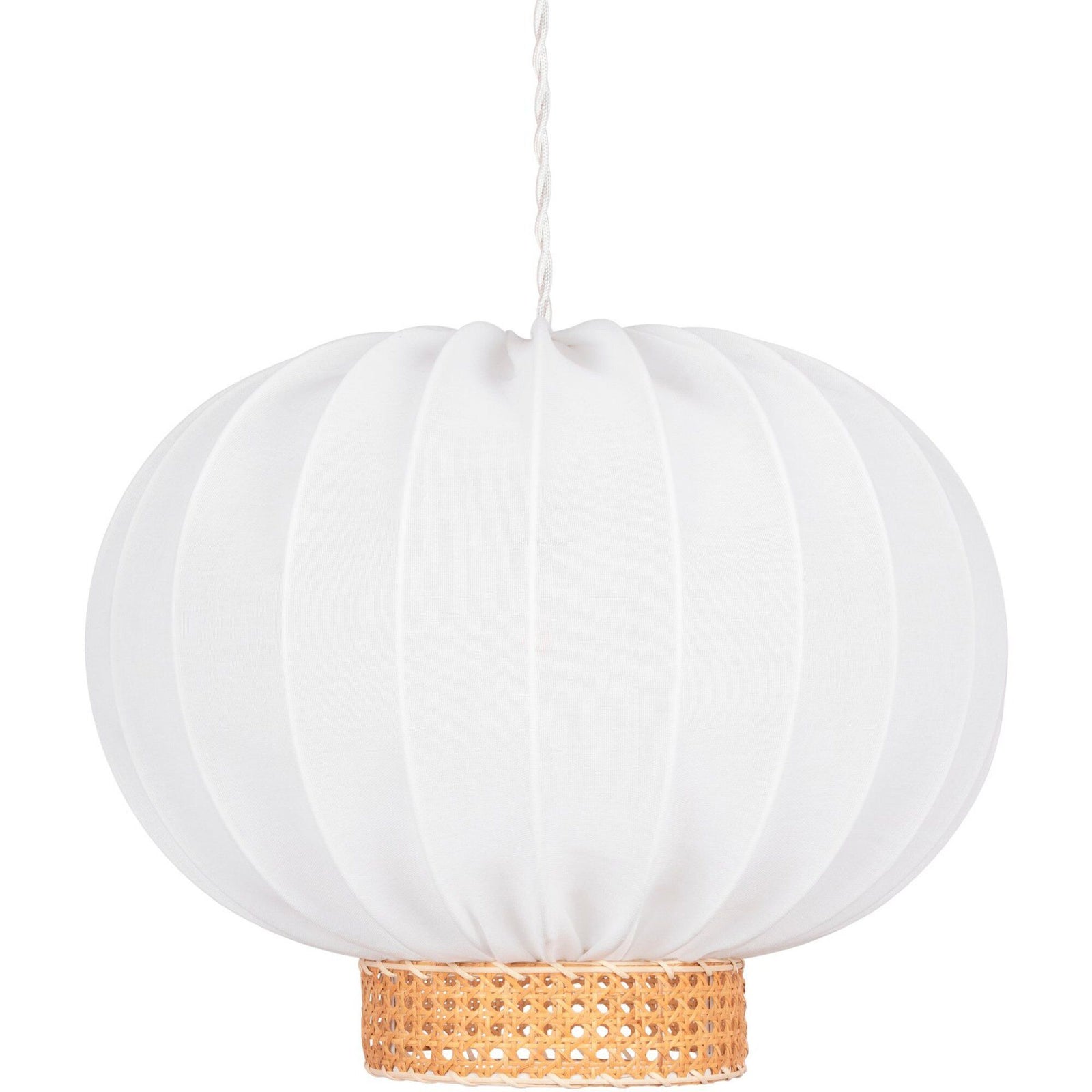 Globen lighting Globen lighting Lighting Pendel Yokohama, 50 cm., hvid/natur – close-up (Lampe)