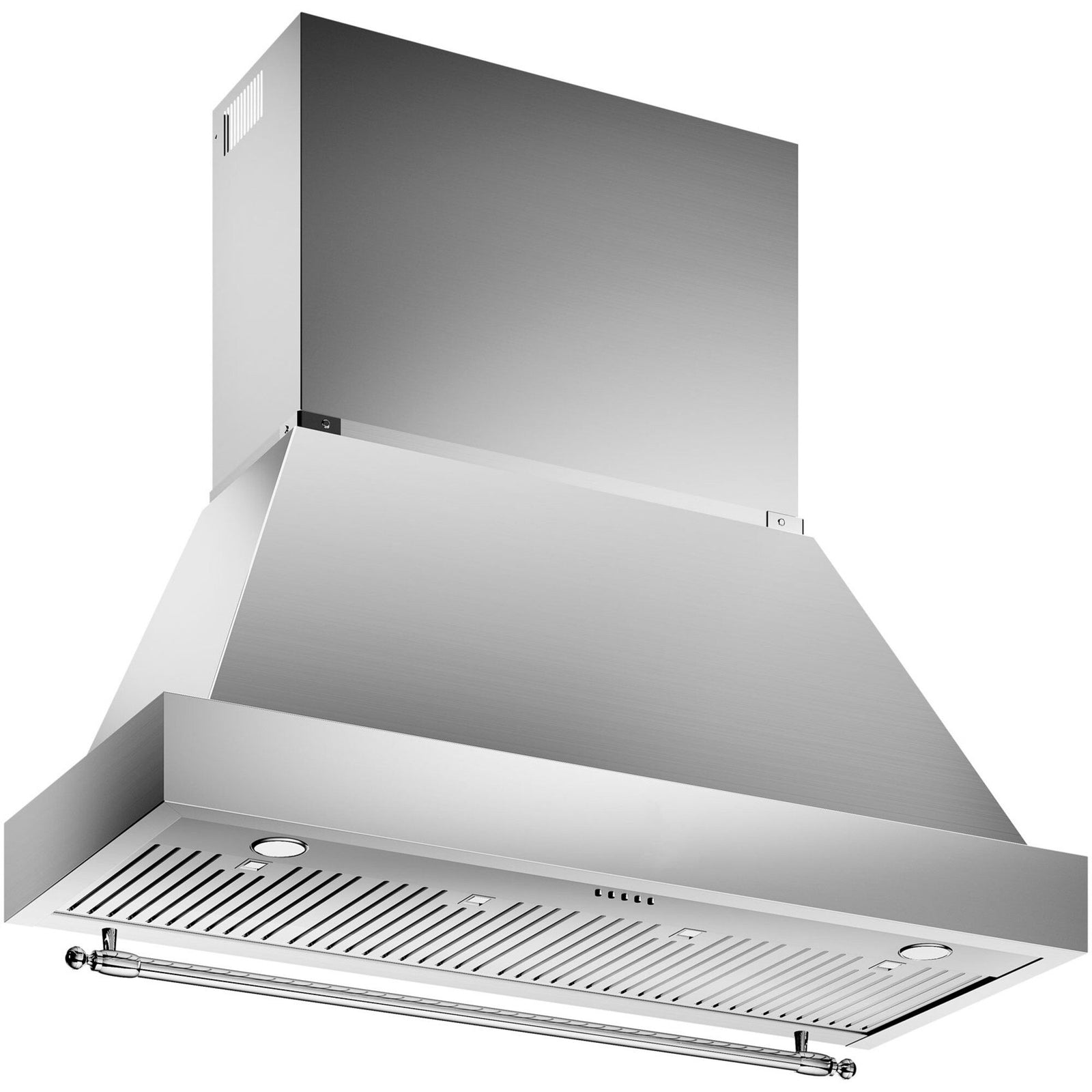 Bertazzoni Bertazzoni K120HERTX + KC48HERTX Heritage emhætte, 120 cm, rustfrit stål – produktbillede (Emhætter)