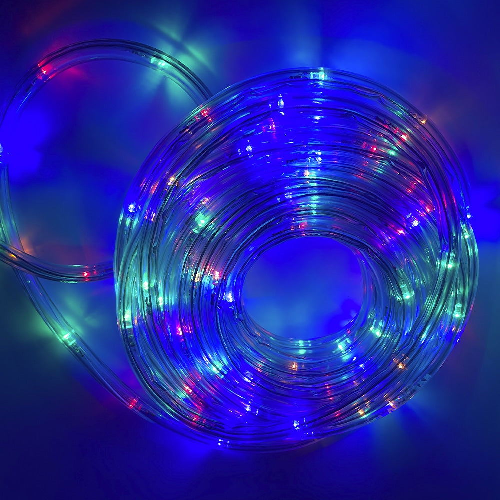 Produktbillede af LED lysslange 10 meter multifarvet 8 funktioner på tilbud