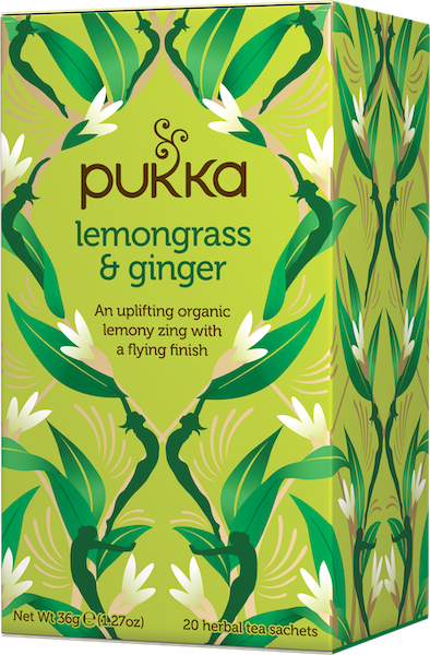 Produktbillede af Pukka Lemongrass & Ginger te Ø 20 br. på tilbud