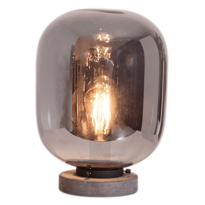 Leola H31cm Bordlampe Sort/Røgrå ByRydéns