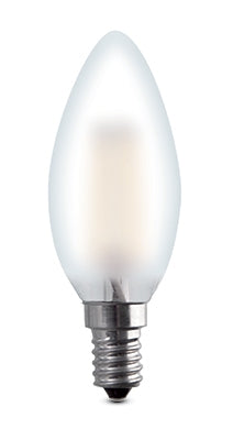 Produktbillede af E14 4W LED Tecno Vintage Frosted Kertepære Så længe lager haves i premium kvalitet