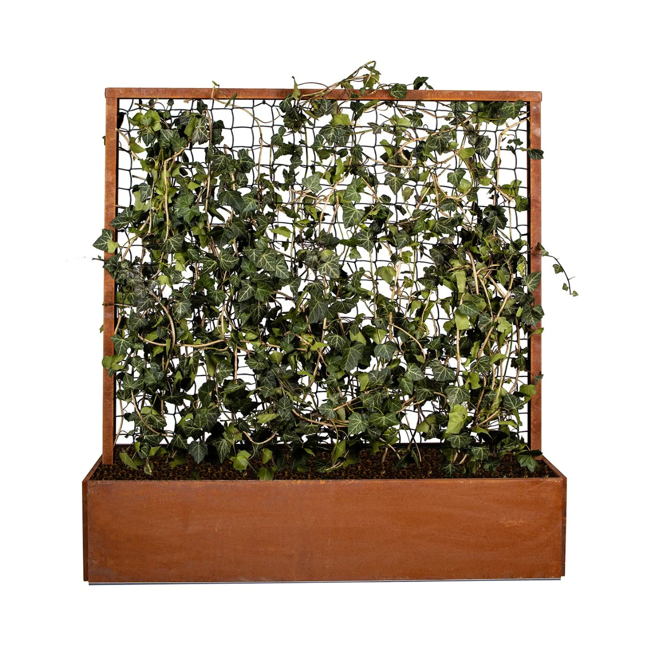 Produktbillede af Land Modern Plantekasse med espalier i Corten 120 cm på tilbud i høj kvalitet