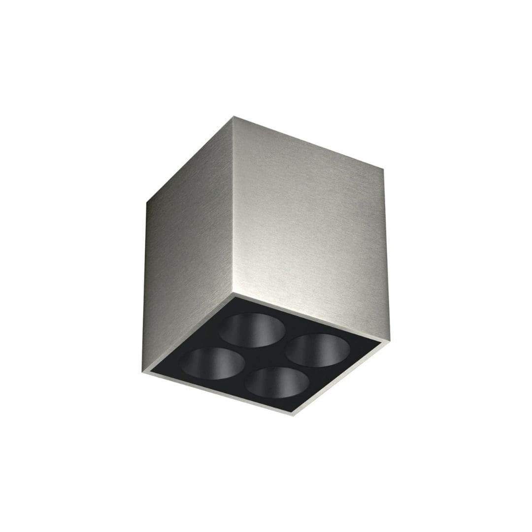 Produktbillede af Light Shadow Surface 4 Spots Square Optic Wide Flood Stål/Sort Flos i premium kvalitet