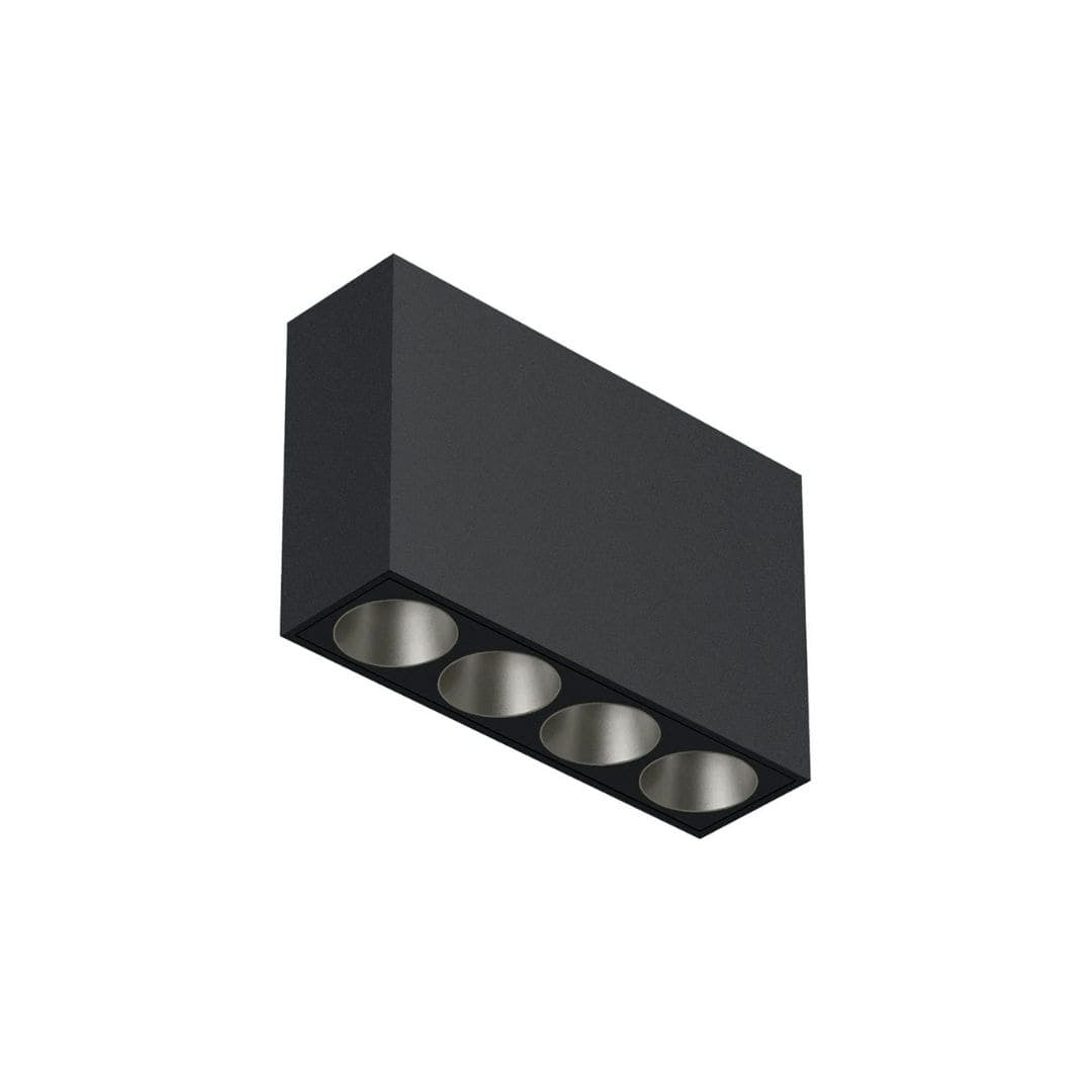 Produktbillede af Light Shadow Surface 4 Spots Optic Flood Sort/Stål Flos i premium kvalitet