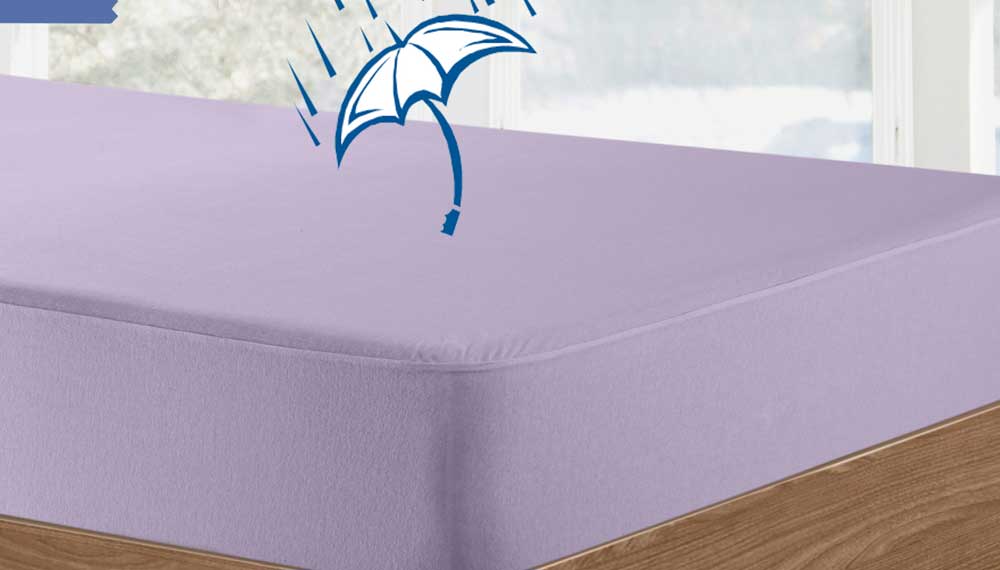 Produktbillede af Velfont Vådliggerlagen Lilac 90x200 Enkeltseng på tilbud i høj kvalitet