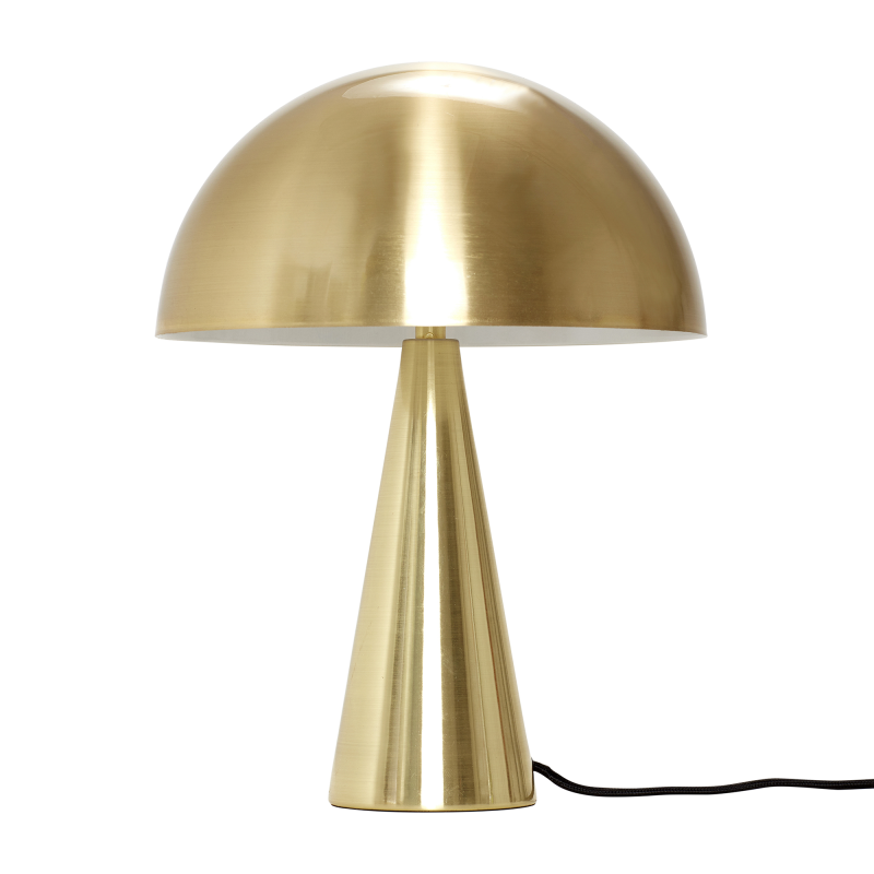 Hübsch Interiør Mush - Lille Messing Bordlampe ❤ Stort online udvalg i Hübsch Interiør ❤ Billig fragt og hurtig levering 2 - 5 hverdage ❤ Varenummer: BYH-1277527 / Ean: 5712772067284 på lager - Udsalg på Bordlamper - Over 434 design mærker på udsalg