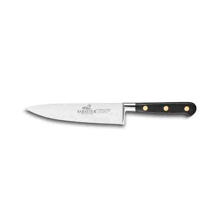 Produktbillede af Lion Sabatier Ideal Kokkekniv 15 cm Stål/Sort i premium kvalitet