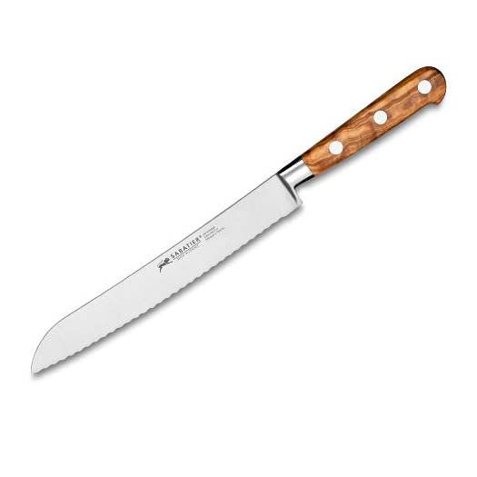 Produktbillede af Lion Sabatier Ideal Provence Brødkniv 20 cm Stål/Oliventræ i premium kvalitet