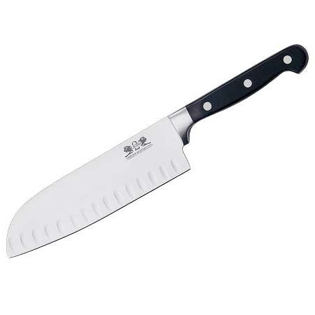 Produktbillede af Lion Sabatier International Pluton Santokukniv 18 cm Stål/Sort i premium kvalitet