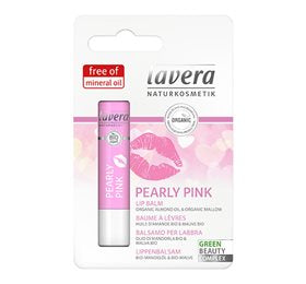 Produktbillede af Lavera Lip Balm Pearly Pink 4g. på tilbud