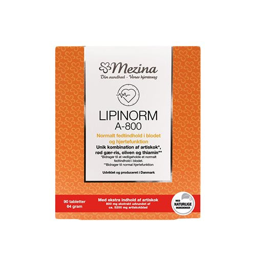 Produktbillede af Mezina Lipinorm A-800 90 tabletter på tilbud