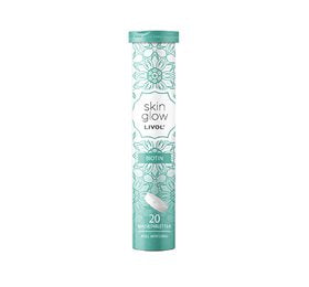 Produktbillede af Livol brusetablet Skin Glow m. æble og mint 20 tab. på tilbud