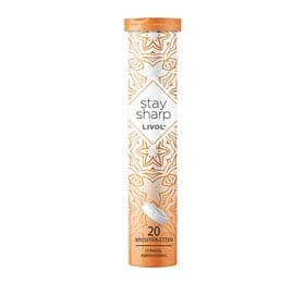 Stort online udvalg i Livol brusetablet Stay Sharp m. fersken og abrikos 20 tab. ❤ Livol ❤ Hurtig levering: 1 - 2 Hverdage og gratis fragt v/køb over 295 kr. GLS til pakkeshop ❤ Varenummer: HG-29507 og barcode / Ean: 5702071384564 på lager - Kæmpe udvalg i Sundhed - Over 454 kendte mærker på udsalg