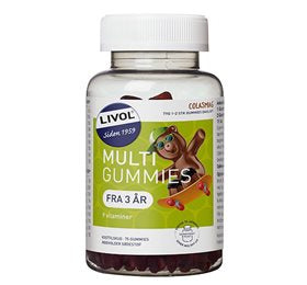 Produktbillede af Livol Multi gummies Cola 75 gummies. på tilbud i brug