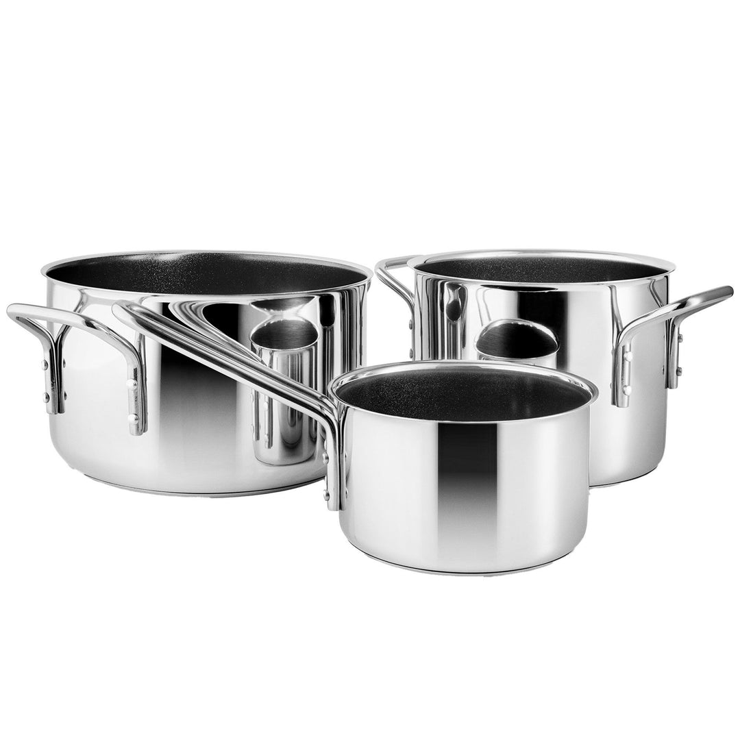 Eva trio Eva trio Grydesæt keramisk Slip-Let® 3 dele, rustfrit stål ❤ detaljebillede (Grydesæt & Kasseroller)