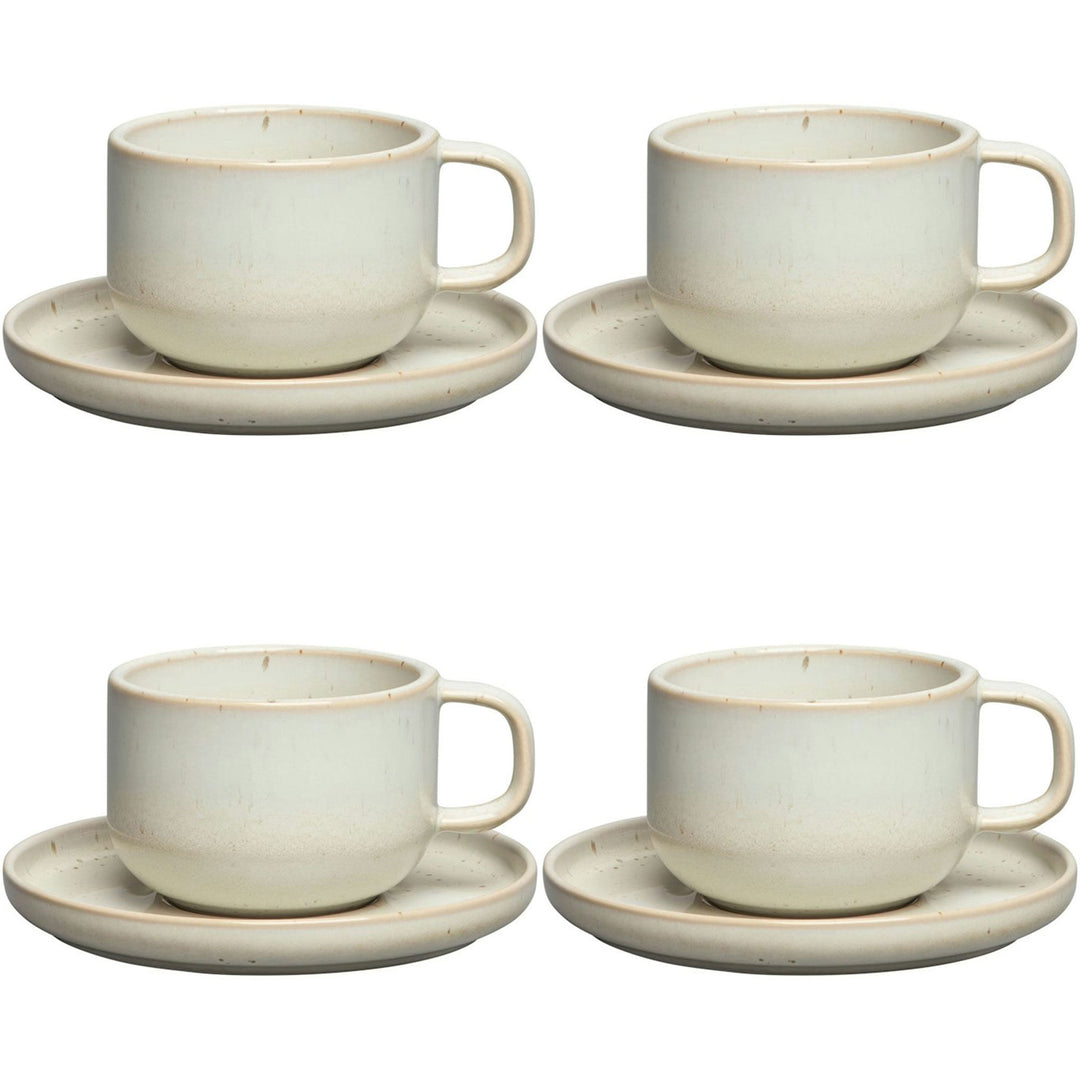 Decotique Decotique BON tekop med underkop 4 stk, steam ❤ vinkelbillede (Tekopper)