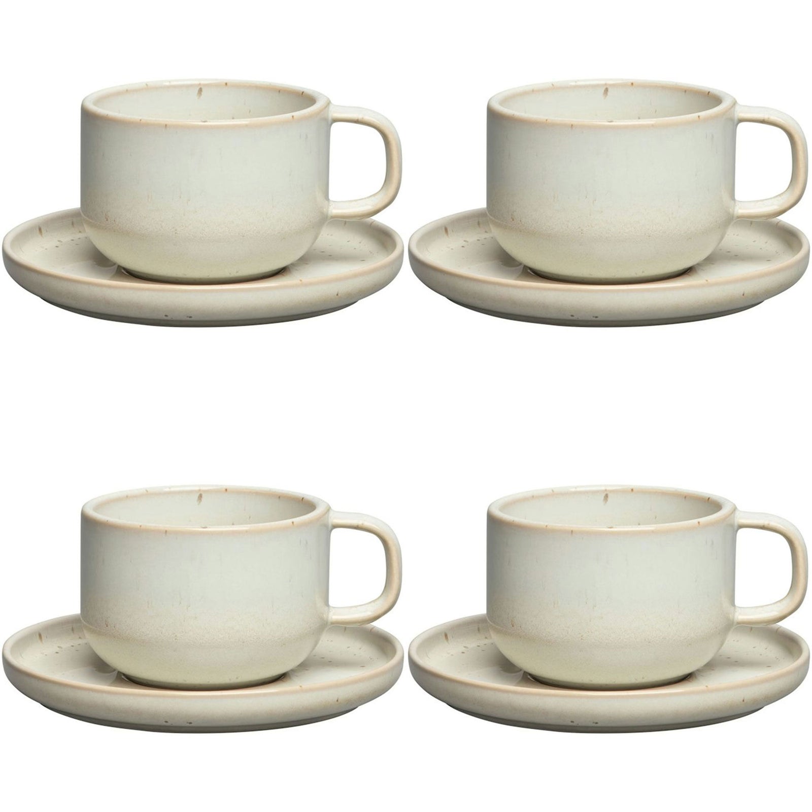 Decotique Decotique BON tekop med underkop 4 stk, steam ❤ vinkelbillede (Tekopper)