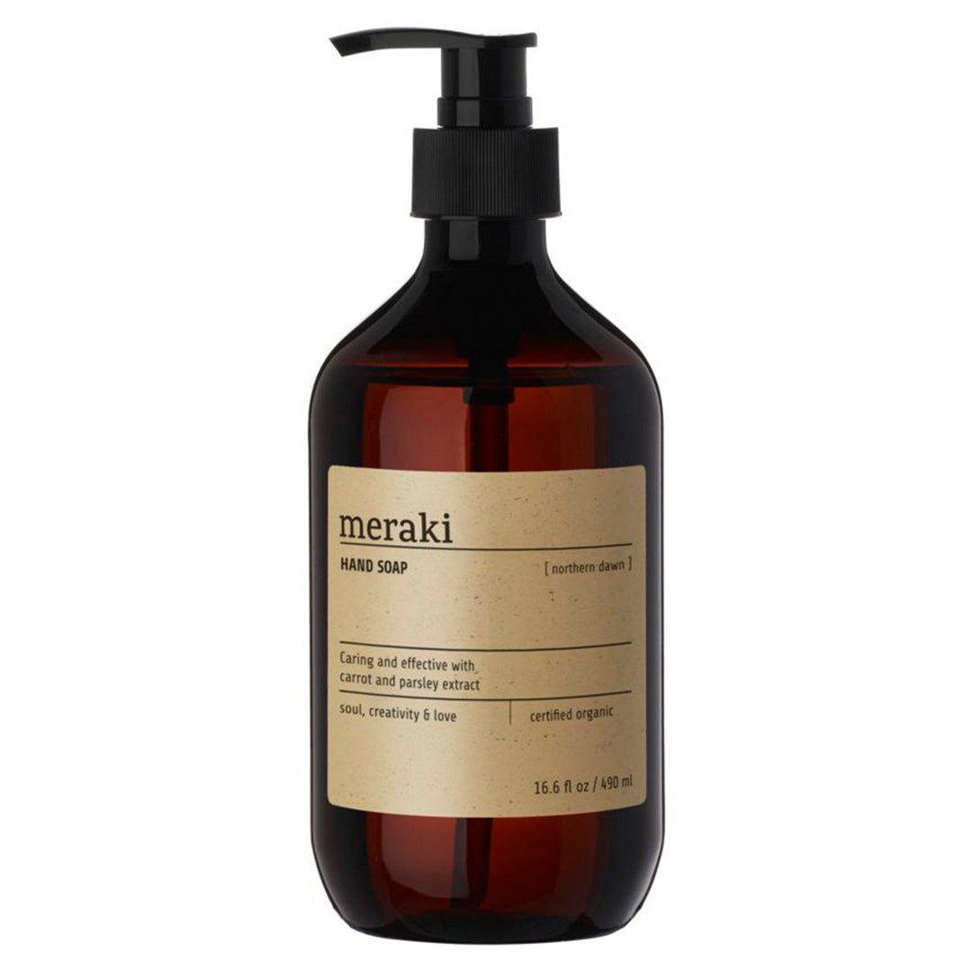 Meraki Meraki Northern Dawn håndsæbe 490 ml – billede i brug (Håndsæbe)
