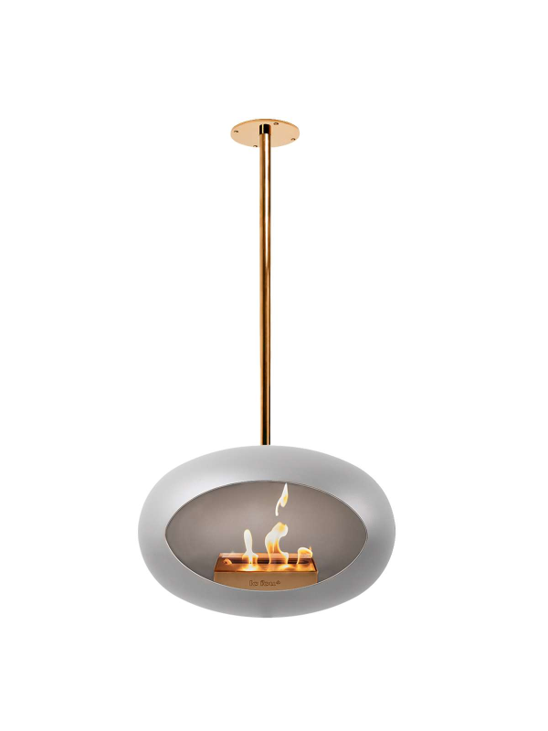 Le Feu Biopejs i nikkel-rose gold- Sky - Lofthængt