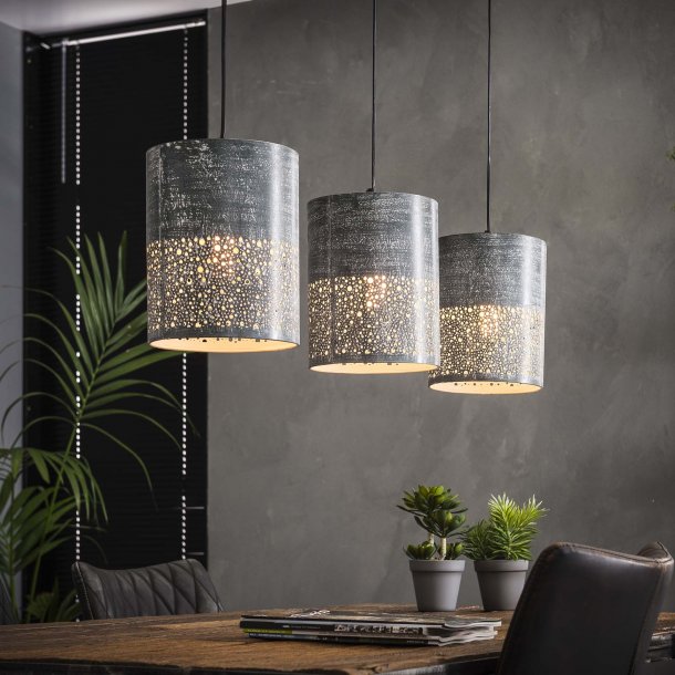 Tobby loftlampe i perforeret grå metal på udsalg! Billig fragt & hurtig levering. Spar op til 65% på 3-nordic. Køb nu!