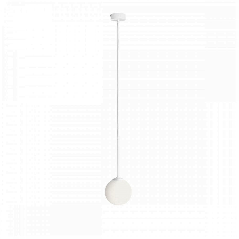 Produktbillede af Stick Loftlampe i hvid metal og glas ø 14 cm. kuppel på tilbud i høj kvalitet