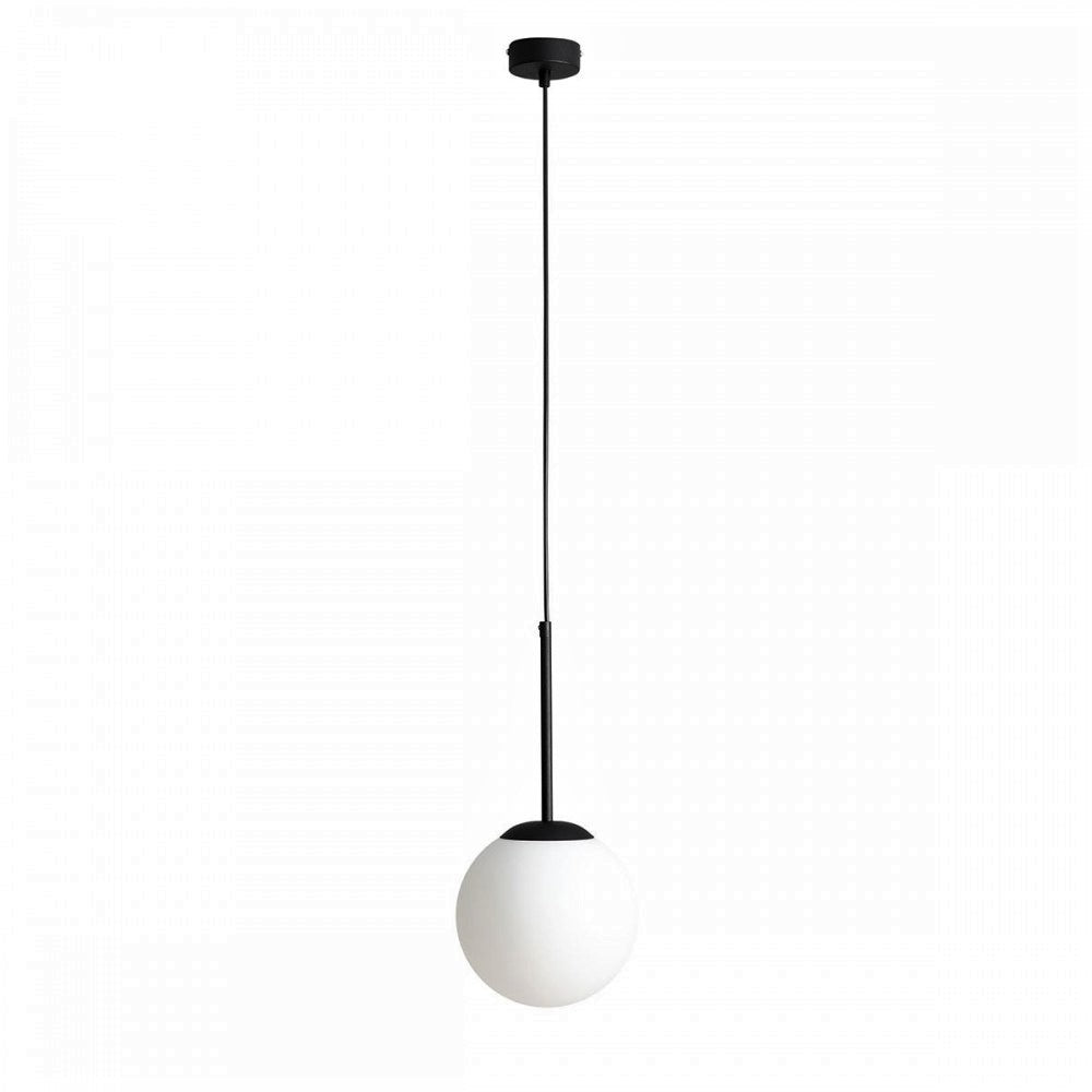 Produktbillede af Stick Loftlampe i sort og glas ø 20 cm. kuppel på tilbud i høj kvalitet