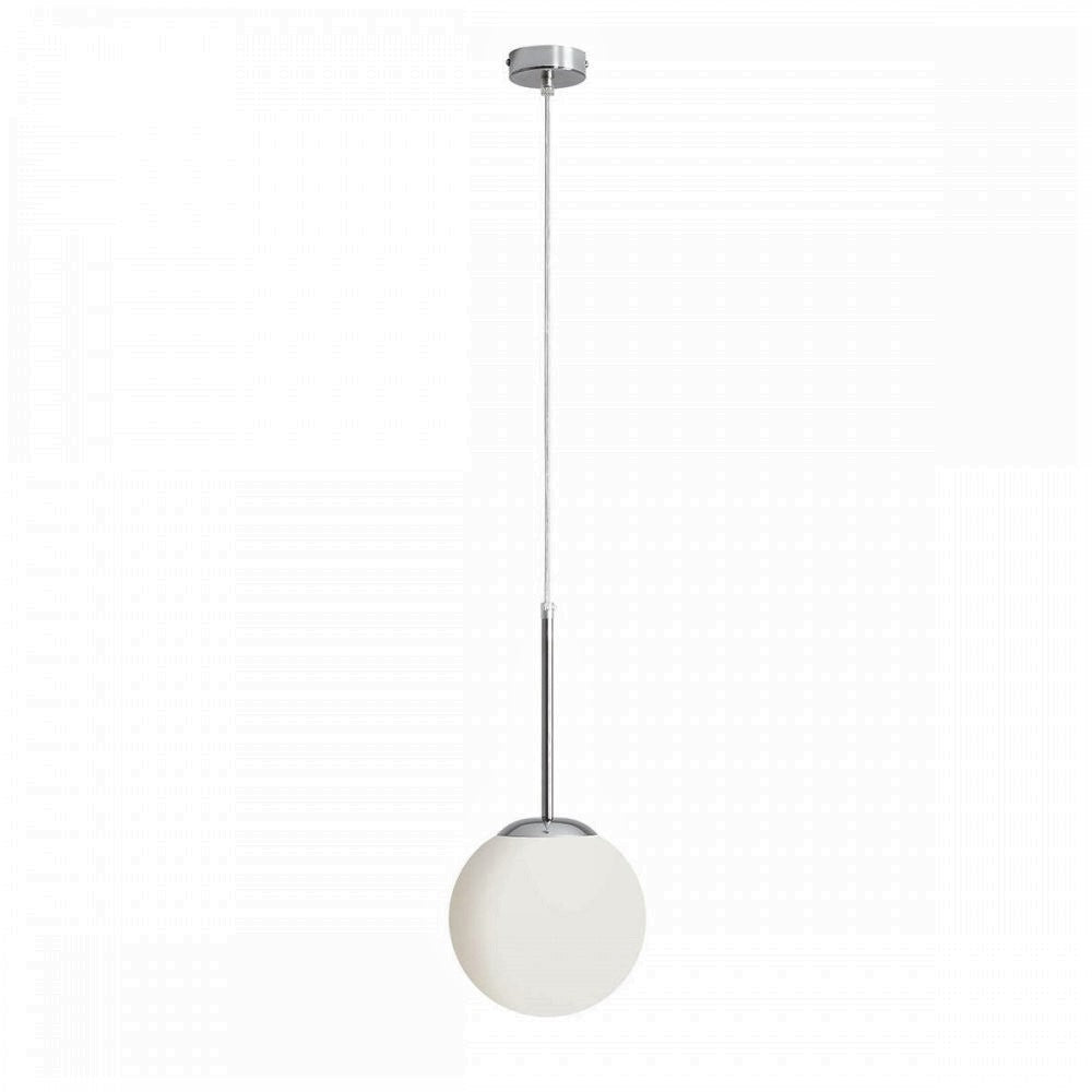 Produktbillede af Stick Loftlampe i krom og glas ø 20 cm. kuppel på tilbud i høj kvalitet
