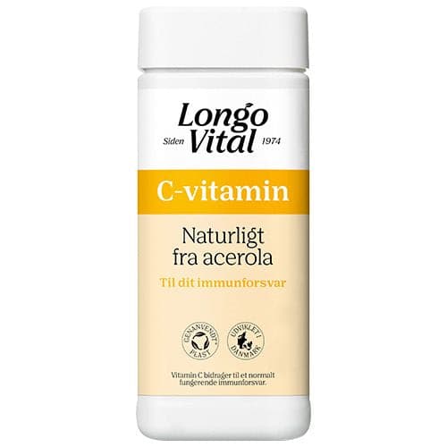 Stort online udvalg i Longo Vital C-vitamin 150 tabletter 07/ ❤ Longo Vital ❤ Hurtig levering: 1 - 2 Hverdage og gratis fragt v/køb over 295 kr. GLS til pakkeshop ❤ Varenummer: HG-51601-1 og barcode / Ean: 5702071502128 på lager - Kæmpe udvalg i Orkla Care A/S - Over 454 kendte mærker på udsalg