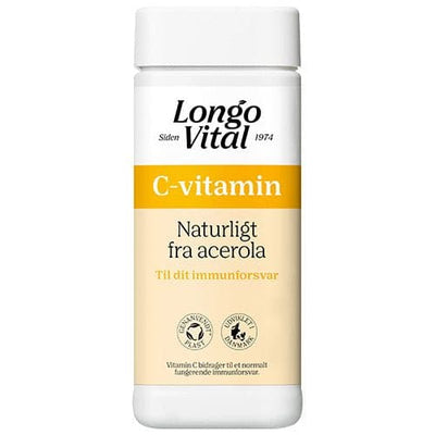 Stort online udvalg i Longo Vital C-vitamin 150 tabletter ❤ Longo Vital ❤ Hurtig levering: 1 - 2 Hverdage og gratis fragt v/køb over 295 kr. GLS til pakkeshop ❤ Varenummer: HG-51601 og barcode / Ean: 5702071502128 på lager - Kæmpe udvalg i Orkla Care A/S - Over 454 kendte mærker på udsalg