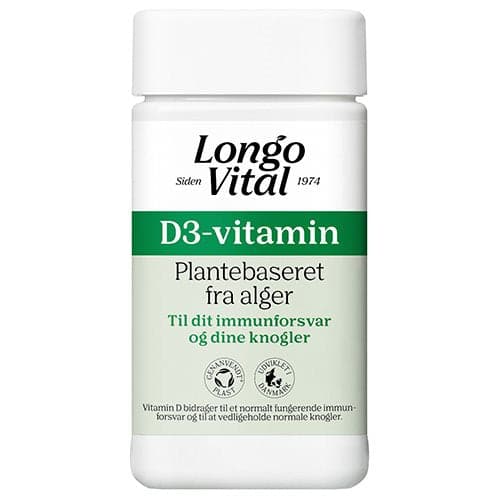 Se Longo Vital D3-vitamin 25 Î¼g - 180 tabletter DATOVARE 30/09-2023 ❤ Stort online udvalg i KopK ❤ Hurtig levering: 1 - 2 Hverdage samt billig fragt - Varenummer: HG-51605-1 og barcode / Ean: '5702071502135 på lager - Udsalg på Orkla Care A/S Spar op til 58% - Over 322 kendte brands på udsalg