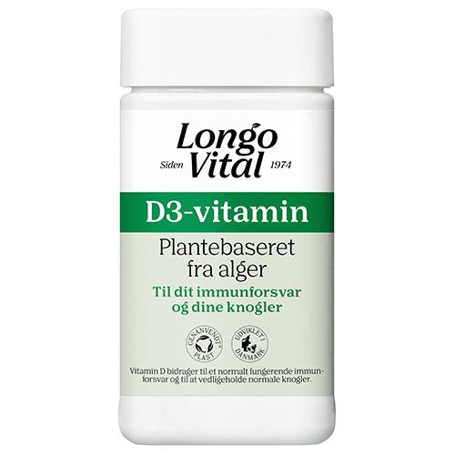 Produktbillede af Longo Vital D-vitamin 180 tabletter på tilbud